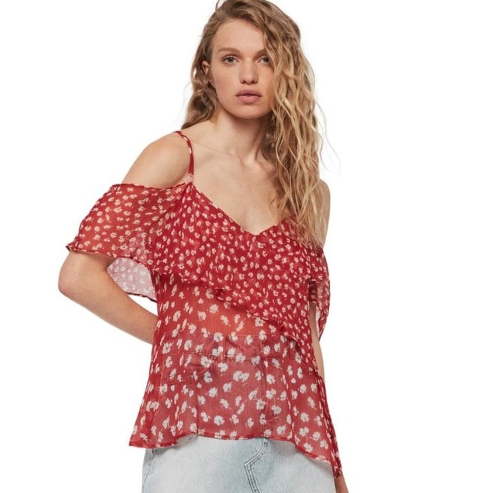 All Saints Savine Scatter Top